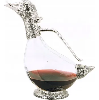 SKLENĚNÁ KARAFA DŽBÁNEK NA VÍNO REGENT KACHNA 0,75 L