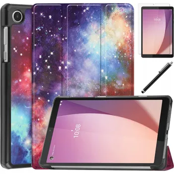 Pouzdro na tablet POUZDRO SMART COVER GRAFIKA pro Lenovo M8 4 Gen + DOTYKOVÉ PERO