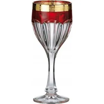 Sklenice Skleničky na bílé víno, skleničky červené víno Crystalite Bohemia red 290ml 6 ks