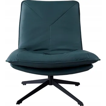 Křeslo Elegantní otočné relaxační křeslo Roma z ekologické kůže zelené