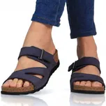 Batz Elba Blue č.37 kožené, anatomické, pohodlné zdravotní pantofle