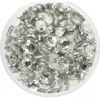 Výtvarná barva Eulenspiegel Třpytivé kamínky k nalepení na obličej 2,5 g - KRYSTAL