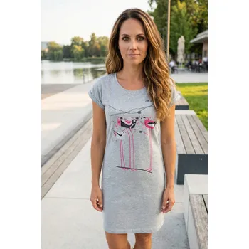 Dámské šaty Dámské šaty ALTISPORT ALW043178 TMAVĚ ŠEDÝ MELÍR M