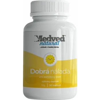 Medveď Medvěd natural Dobrá nálada 30 kapslí