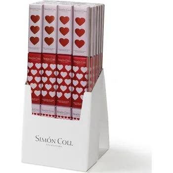 Cukrovinka Simón Coll Mléčná čokoláda - SRDÍČKA