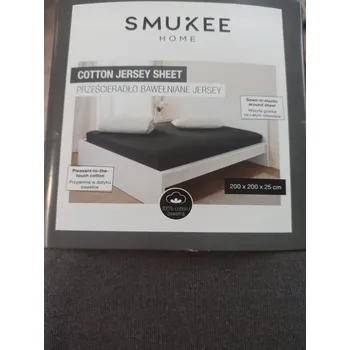 Prostěradlo Prostěradlo s gumičkou Smukee bavlna 200 x 200 cm