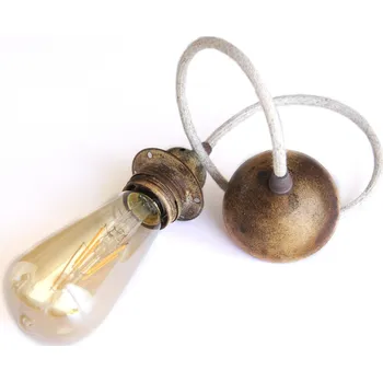 Set s kovovou objímkou a kroužkem a baldachýnem, Rusty Car Style-White