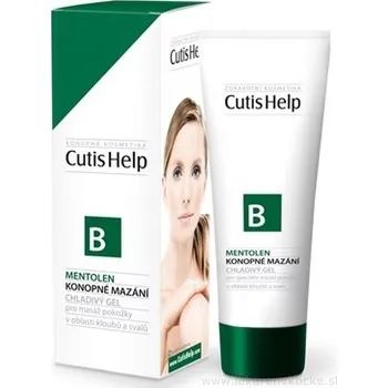 Masážní přípravek Parenteral a.s. CutisHelp MENTOLEN konopné mazání 200 ml