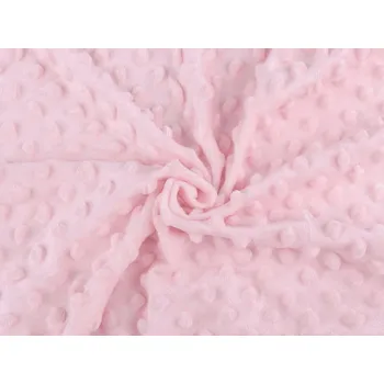 Minky s 3D puntíky SAN, střední, 11 (43) růžová sv.