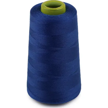 Nit Polyesterové nitě pro overlocky i klasické šití návin 3000 yards PES 40S/2, velké, 19 (548) modrá kobaltová