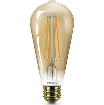 Osvětlení Philips LED žárovka E27 ST64 5,5W zlatá, stmívací
