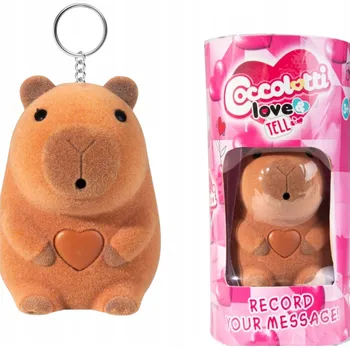 Přívěsek Na Klíče Kapybara funkce nahrávání svítící srdíčko krmení tuba 3 4 5