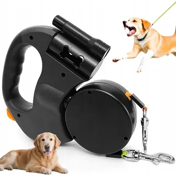 Vodítko pro psa VELKÝ PES do 30 KG - LEHKÉ VODÍTKO pro PSA AUTOMATICKÉ PEVNÉ NAVÍJECÍ