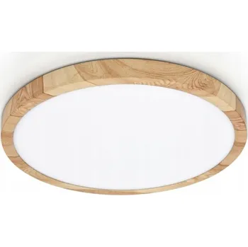 Kulatý Stropní Svítidlo Italux 40 x 2,4 cm béžová, bílá