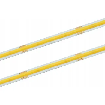 LED páska LED pásek COB studená bílá, souvislé světlo 480 LED/m, 6000K, 48V, 8W/m, IP20, velká role 50m