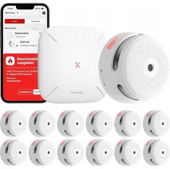 IP kamera X-Sense FS121 Wi-Fi pokročilý detektor kouře se základnovou stanicí