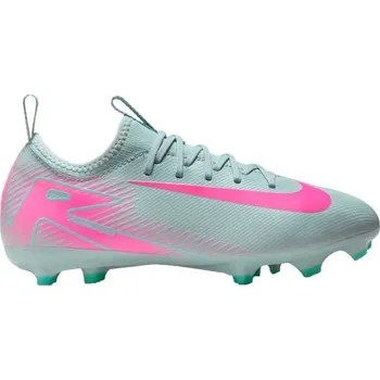 Kopačky Dětské kopačky Nike JR ZOOM MERCURIAL VAPOR 16 ACADEMY FG/MG 4.5Y Světle zelená, Růžová