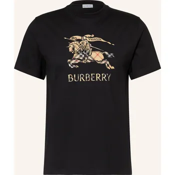 Pánské tričko Burberry Pánské Tričko Seth, černá / béžová / červená, XXL