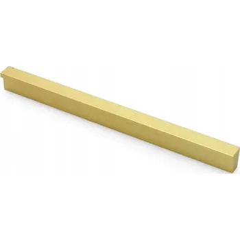 Nábytkové kování Jednoduchá Nábytková úchytka UA02, zlatá matná, délka 576/600 mm