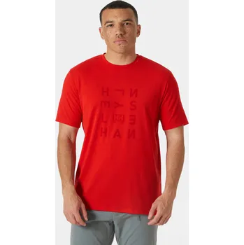 Pánské tričko Helly Hansen Pánské triko 63082 223 SKOG GRAPHIC T-SHIRT Velikost: M