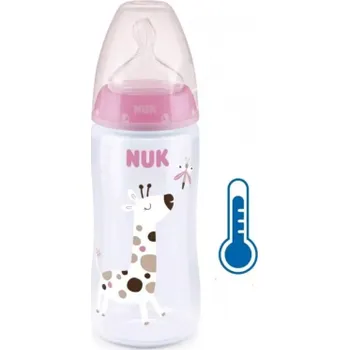 NUK FC+ láhev Temperature Control 300ml flow control růžová