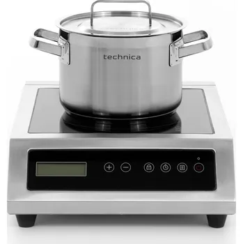Sporák TECHNICA [Set] Indukční vařič 3,5 kW + střední hrnec o objemu 4,4 l a průměru 200 mm s poklicí | TECHNICA, Platinum Line