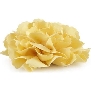 Textilní květ k našití a nalepení Ø10 cm, střední, 9 žlutá světlá