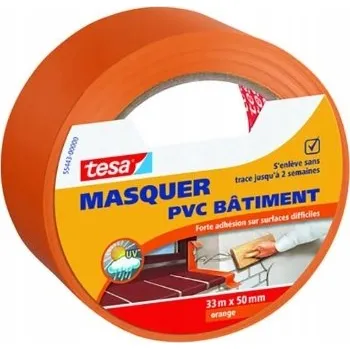 Lepicí páska Tesa Oranžová malířská páska 33 m x 50 mm, 1 kus