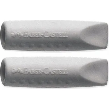 Pryž Guma na gumování Faber-Castell, odstíny šedé a stříbrné, 2 ks