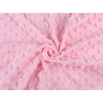 Minky s 3D puntíky SAN, střední, 2 (04) růžová