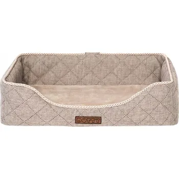 Pelíšek pro psa Úzký pro kočky Pelíšek na parapet DOTTY pěna MEMORY VISCO, hnědá