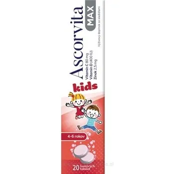 Natur Produkt Pharma S.p. Z o.o. Ascorvita MAX kids 4-6 let 20ks