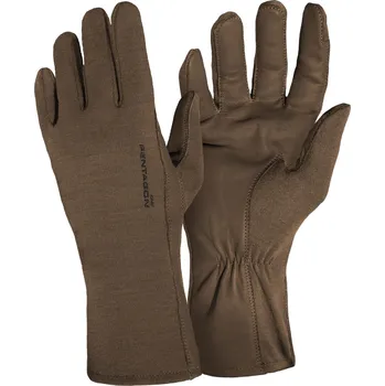 Oblečení a móda Rukavice PENTAGON PILOT NOMEX® GLOVES - LONG P20011 COYOTE S