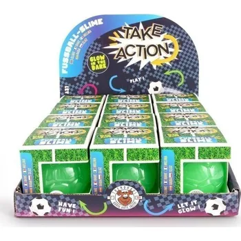 Hračka Fotbalový sliz svítící ve tmě 60 g