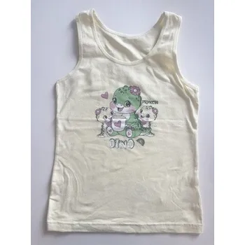 Dámské spodní prádlo EVONA a.s. Dívčí košilka E-DINO ŽLUTÁ Velikost: 122