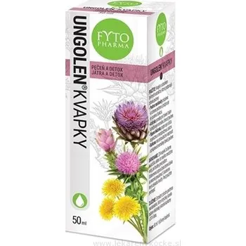 Přírodní produkt FYTOPHARMA FYTO Ungolen kapky 50 ml – extrakty z ostropestřce, artyčoky, pampelišky a kurkumy na podporu jater