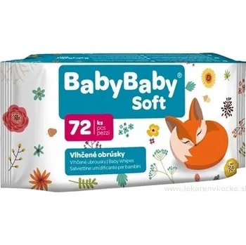 Dětský vlhčený ubrousek BabyBaby Soft Vlhčené ubrousky 72 ks