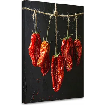 Obraz Obraz do kuchyně, restaurace, baru nebo jídelny, Závěsné červené rajčata 70x100