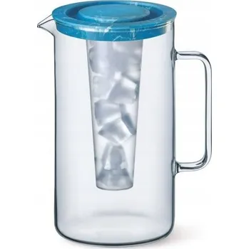 SIMAX Džbán s vložkou na led 2,5 l, mramor tyrkysový
