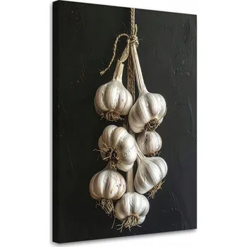Obraz Obraz do kuchyně restaurace baru jídelny, Sušený česnek zelenina 60x90
