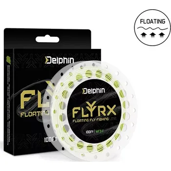 Muškařská šňůra Delphin FLYRX - WF4-F / 100 FT
