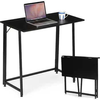 Psací stůl Skládací počítačový stůl 80x45 cm černý – ModernHome TH-FD-1