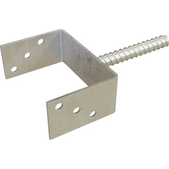 Tesařské kování Patka kotevní do betonu typ U, 150 x 60 x100, 200 mm, STALCO