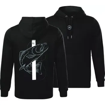 Pánská mikina Giants Fishing Mikina pánská černá Pstruh - Giants Fishing Mikina pánská černá Pstruh|vel. M