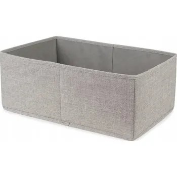 Úložný box COMPACTOR Úložný Krabička M 42x26x16 cm Šedý Oxford s úchyty
