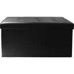 Čalouněný Taburet Intesi černý