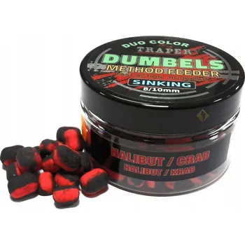 Boilies Dumbels Traper Sinking Duo Color 8-10 mm 50 g Halibut/Krab