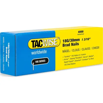 Hřebík TACWISE 1711 Hřebíky do hřebíkovačky, typ kolářský hřebík 18G / 30 mm