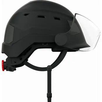 Pracovní přilba OCHRANNÁ PŘILBA ATRA 40V ventilovaná s štítem S40 ČERNÁ