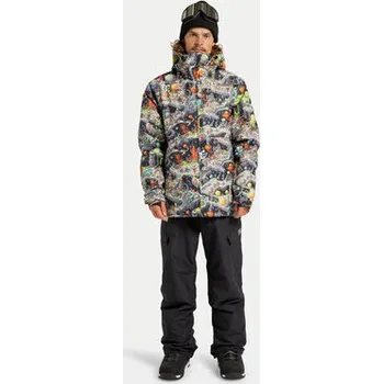 DC Shoes Lyžařská bunda Basic Print ADYTJ03097 Barevná Regular Fit XL